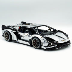 1: 8 Lamborghini Sian Matte Silver Special Edition (3696 PCS)