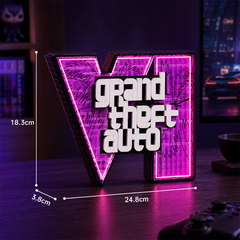 Grand Theft Auto VI Peripheral Series | Desktop/Wall Lighting Decoration Set (553 PCS)