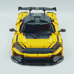 1:8 The Ultimate FERRARI F80 | Yellow Custom Edition | Remote Controlled V6 Prancing Horse Hypercar (3998pcs)