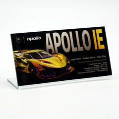 Suitable for BMW Apollo YangWang U9 Supercar Series Display Acrylic Nameplate
