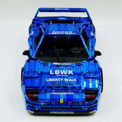 1:8 The Ultimate Ferrari F40 Supercar | LB Style Electroplated Mirror Royal Blue Edition (4026 PCS)