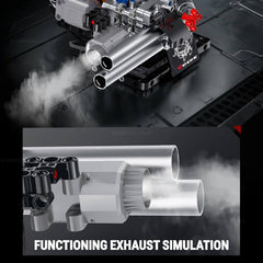 Motorised Harley Motorcycle V2 Engine(867pcs)