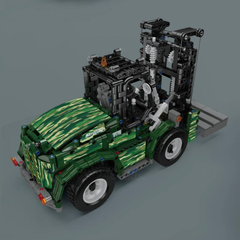 Remote-Controlled Heavy Duty Military Camo Forklift | 1312pcs