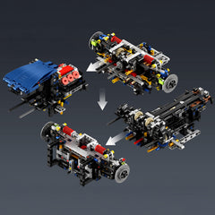 The Ultimate FERRARI F80 Prancing Horse Hypercar 4702pcs | Silver Limited Edition