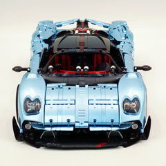 1:8 The Ultimate Pagani Utopia Supercar | Customized Electroplating Tiffany Blue V12 Italian Exotic (3314pcs)