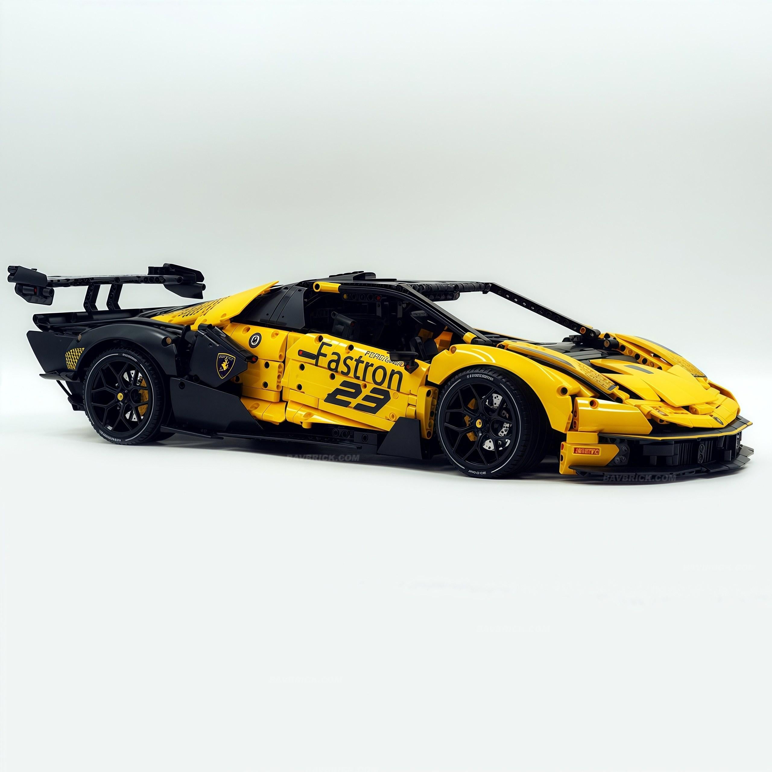 1: 8 The Ultimate Lamborghini Essenza SCV12, Vibrant Yellow Limited Edition (4100+PCS)