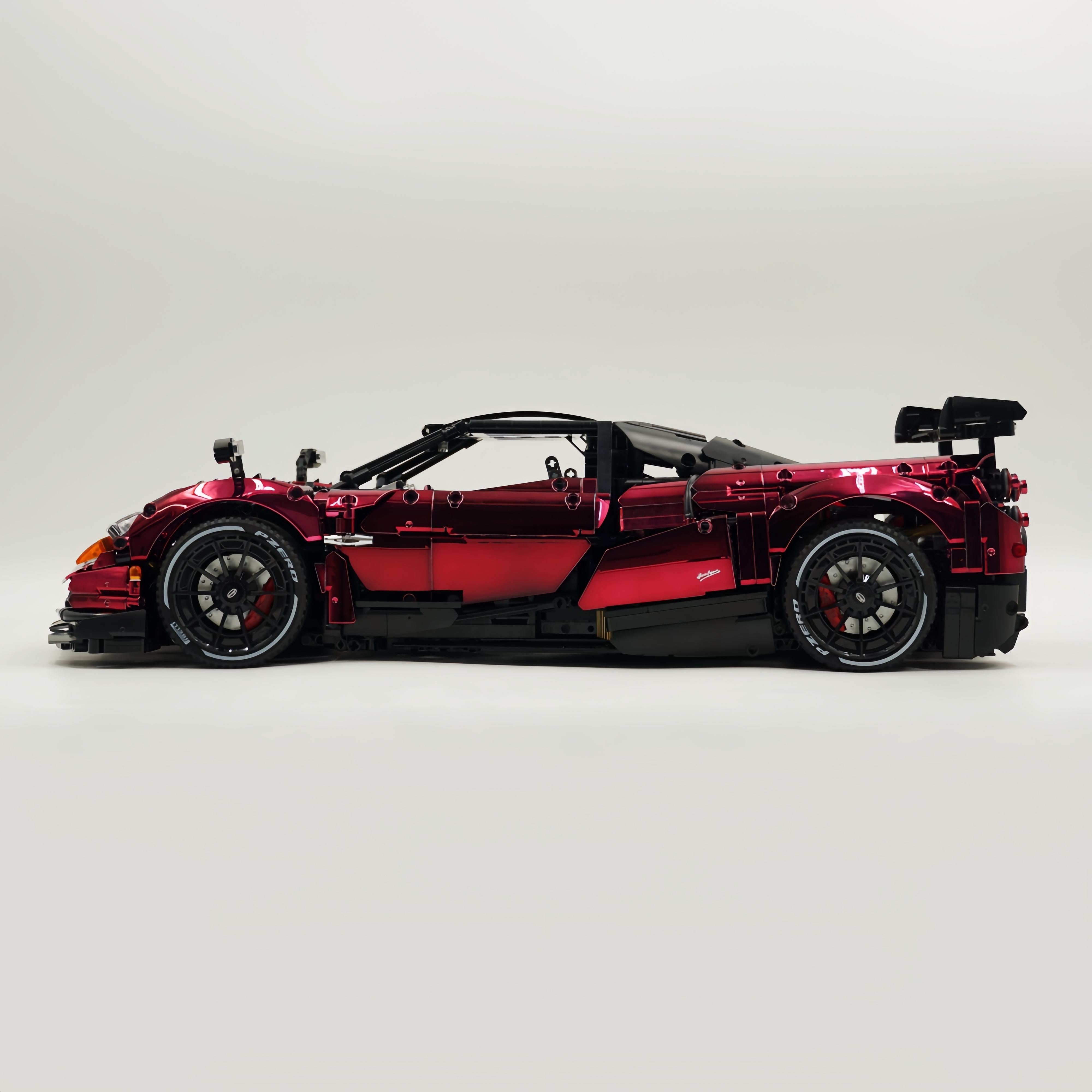 1: 8 Pagani Huayra BC Mirror Electroplating Customized Ultimate Edition (4708 Pcs)