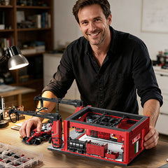 Ferrari F1 Race Car and F1 Pit House Set | 2035 PCS