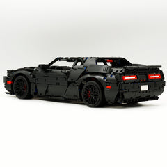 1: 8 Dodge Challenger, Black Samurai Customized Version (3300+Pcs)