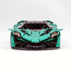1:8 The Ultimate Ajlani Drakuma | Customized Barrel-Plated Emerald V8 Concept Hypercar (3920+ PCS)
