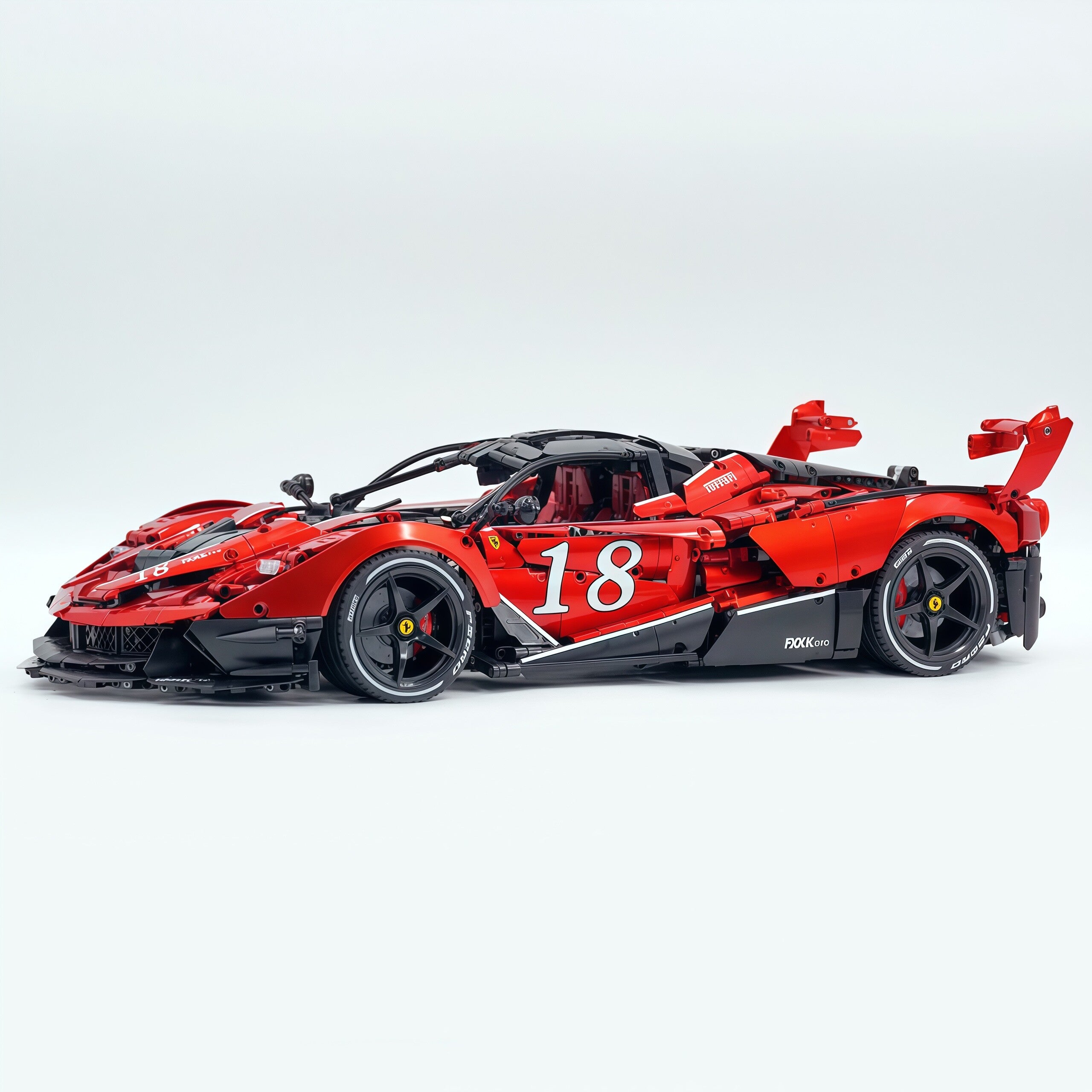 1:8 The Ultimate Italian Hybrid Hypercar EVO | Pearl Red Painting Italian Flagship (4058PCS) - BAV BRICK