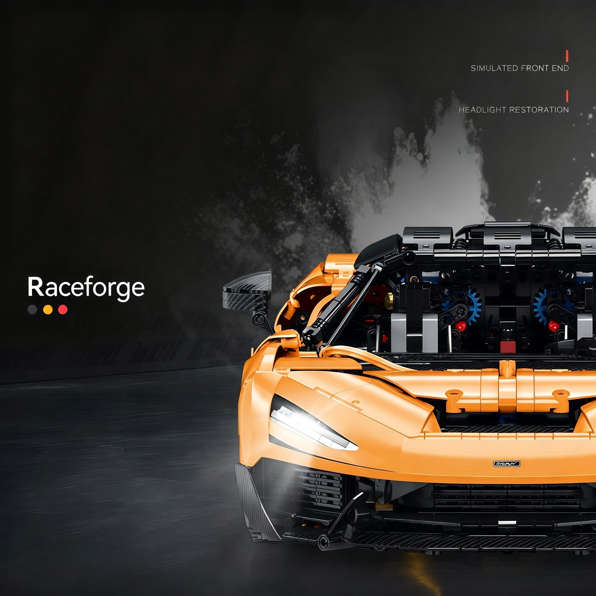 1:8 McLaren Streamer Orange Limited Edition (3466+ PCS) - BAV BRICK