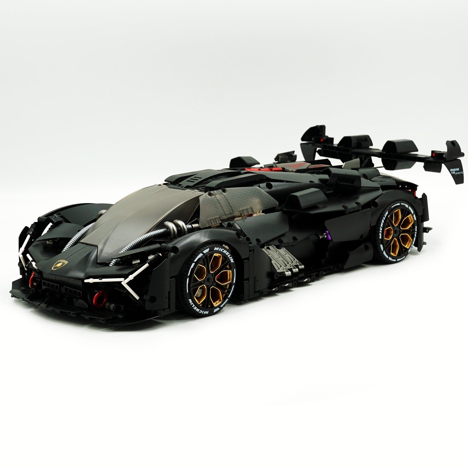 1: 8 Lamborghini Terzo Millennio, Matte Black Customized Edition(3492 Pcs)