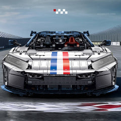 1:8 El Ferrari F80 definitivo | Hipercoche V6 del Cavallino Rampante a control remoto | Edición limitada plateada (3998 piezas)