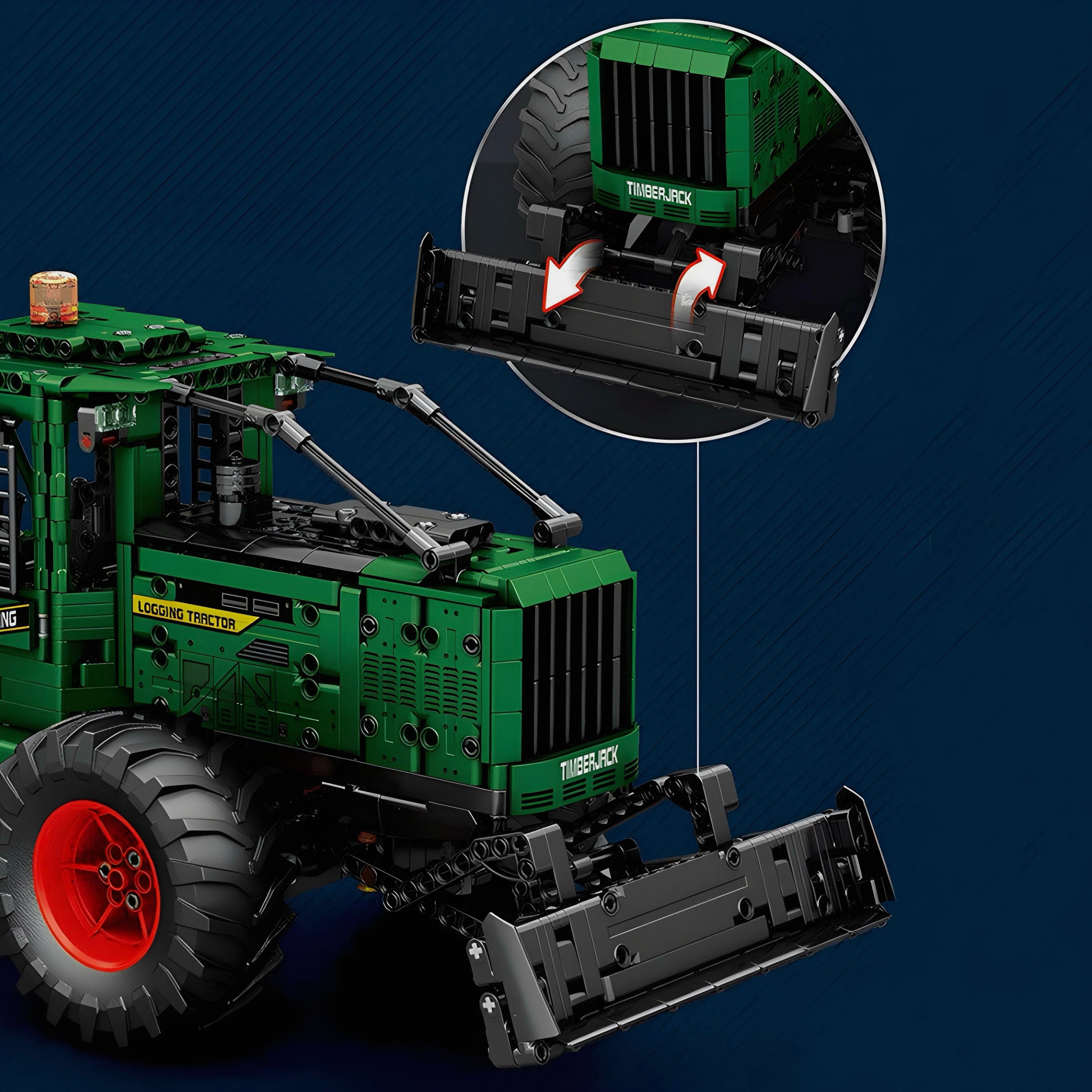 LOG SKIDDER TRACTOR (1741 PCS)