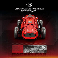 1953 Retro Formula 1 Racing Car F-500 Model Set (1809 PCS)