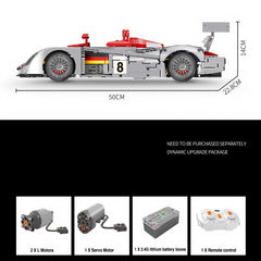 1:8 Audi R8 LMP 2000 | Remote Controlled | Genuine Authorization | 2426 PCS