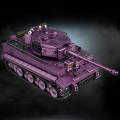 Purple Edition Tiger Heavy Tank| 1:28 Scale | 1678 PCS|WWII Legend Reimagined