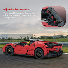 1:8 Ferrari SF90 Hypercar | Mechanical Linkage Version (3797 PCS)