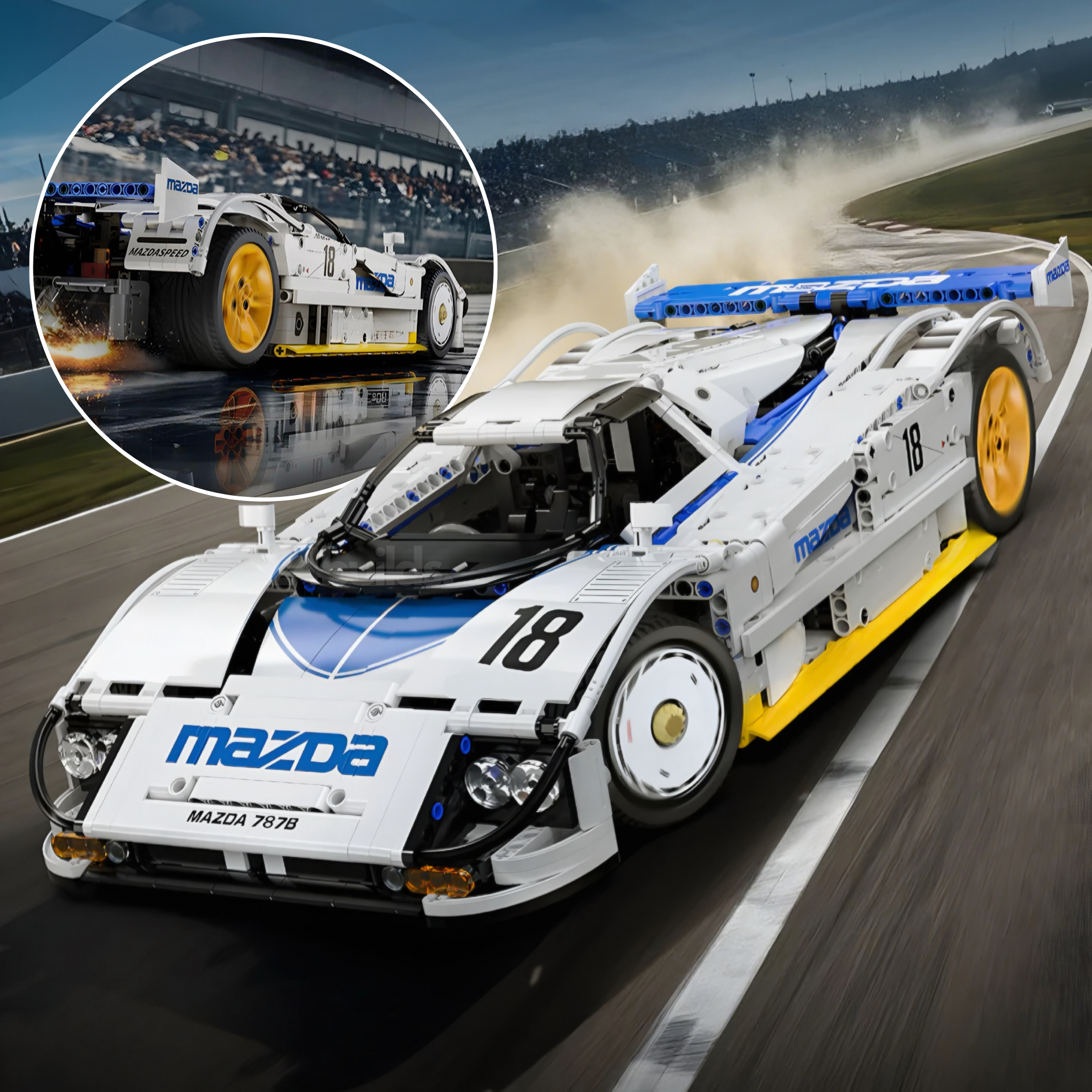 Mazda 787B – Officially Licensed | RC Rotary Legend | 1797 PCS Mazda 787B – Officially Licensed | RC Rotary Legend | 1797 PCS