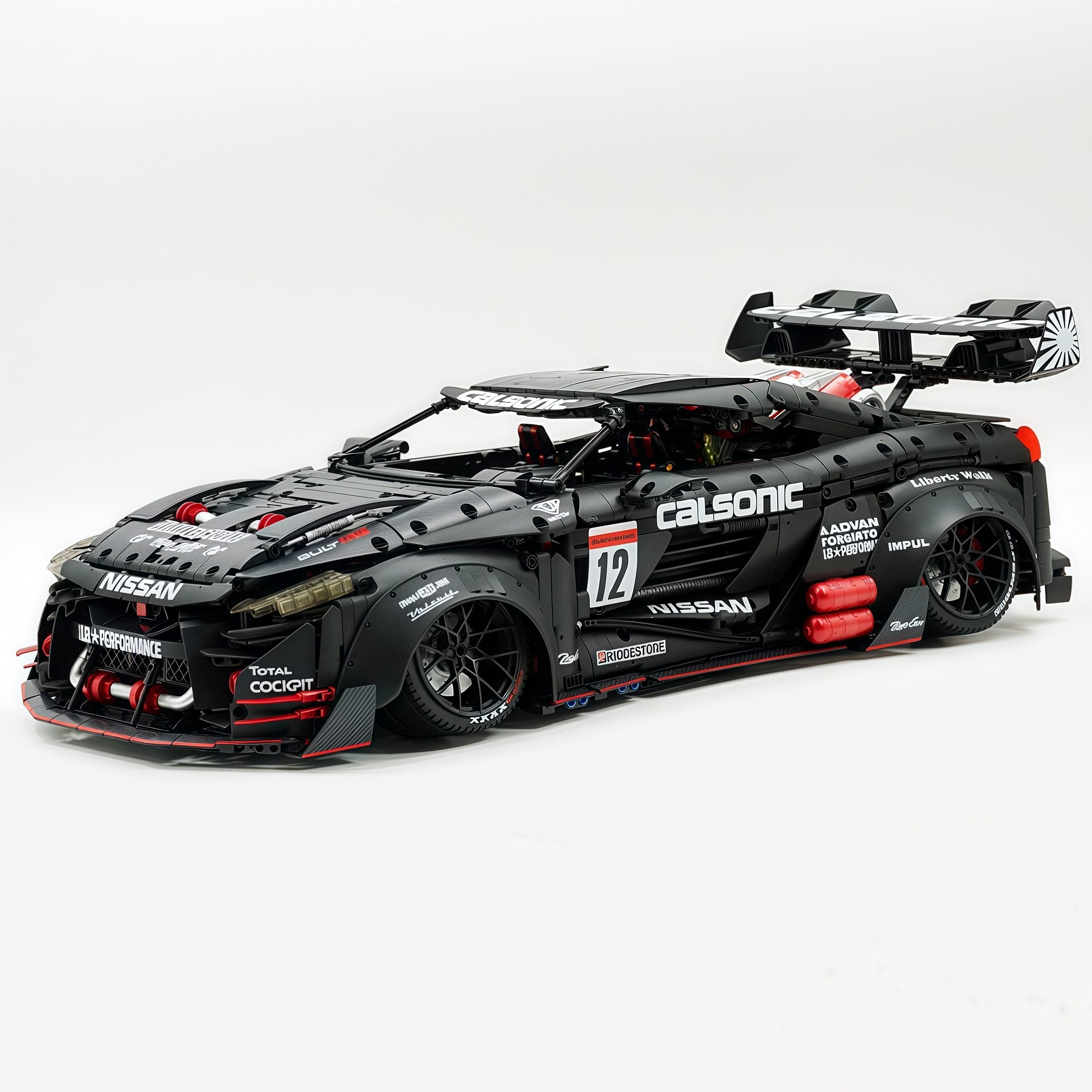 1:8 Nissan GT-R R35 Widebody Black Warrior Custom Edition |&nbsp; Black Beast | 3939+ PCS