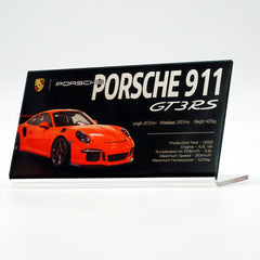 Suitable for Posche McLaren Supercar Series Display Acrylic Nameplate