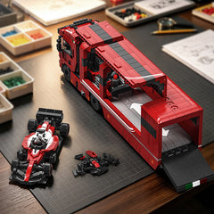 Ferrari F1 Race Car and Transporter Set | 2135 PCS