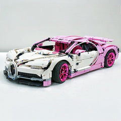 1: 8 Pink Bugatti Veyron Collector's Edition (4031 Pcs) - BAV BRICK