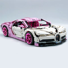 1: 8 Pink Bugatti Veyron Collector's Edition (4031 Pcs) - BAV BRICK