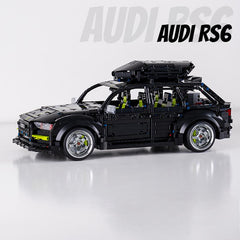 AUDI RS6 Black Warrior Set, High Detail Restoration (2896 Pcs) - BAV BRICK