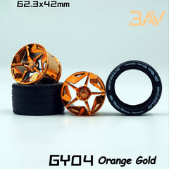 1:8 Supercar Custom Wheels (4-pack)