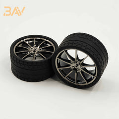 1:8 Custom Wheels MOC, Suitable for All 1:8 Supercars (4-pack)