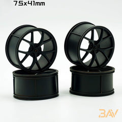 1:8 Custom Wheels MOC, Suitable for All 1:8 Supercars (4-pack)