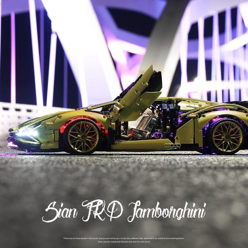 1: 8 Gold Lamborghini Sian Collector's Edition (3955 Pcs) - BAV BRICK