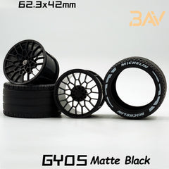 1:8 Supercar Custom Wheels (4-pack)