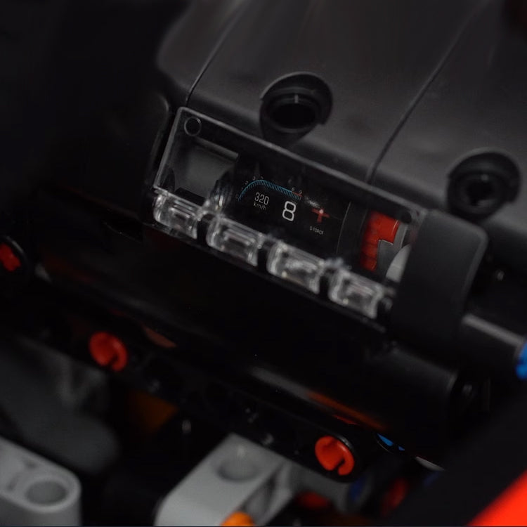 1:8 Ferrari SF90XX White Goddess, The Ultimate Supercar, More Than 12 Features Restored(4100 Pcs)