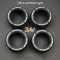 1:8 Custom Wheels, Suitable for All 1:8 Supercars (4-pack)