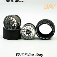 1:8 Supercar Custom Wheels (4-pack)