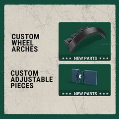 1:16 Dodge Vintage Blue Power Pickup | Classic American Muscle Truck(1199 PCS)