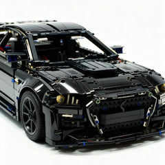 1: 8 Ford Shelby GT500, Matte Black Customized Version (3400PCS)