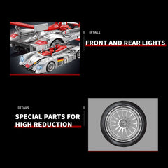 1:8 Audi R8 LMP 2000 | Remote Controlled | Genuine Authorization | 2426 PCS