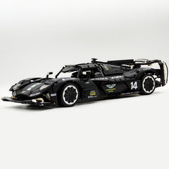 1: 8 Aston Martin Valkyrie Hypercar, Black Samurai Customized Version(3869 Pcs)