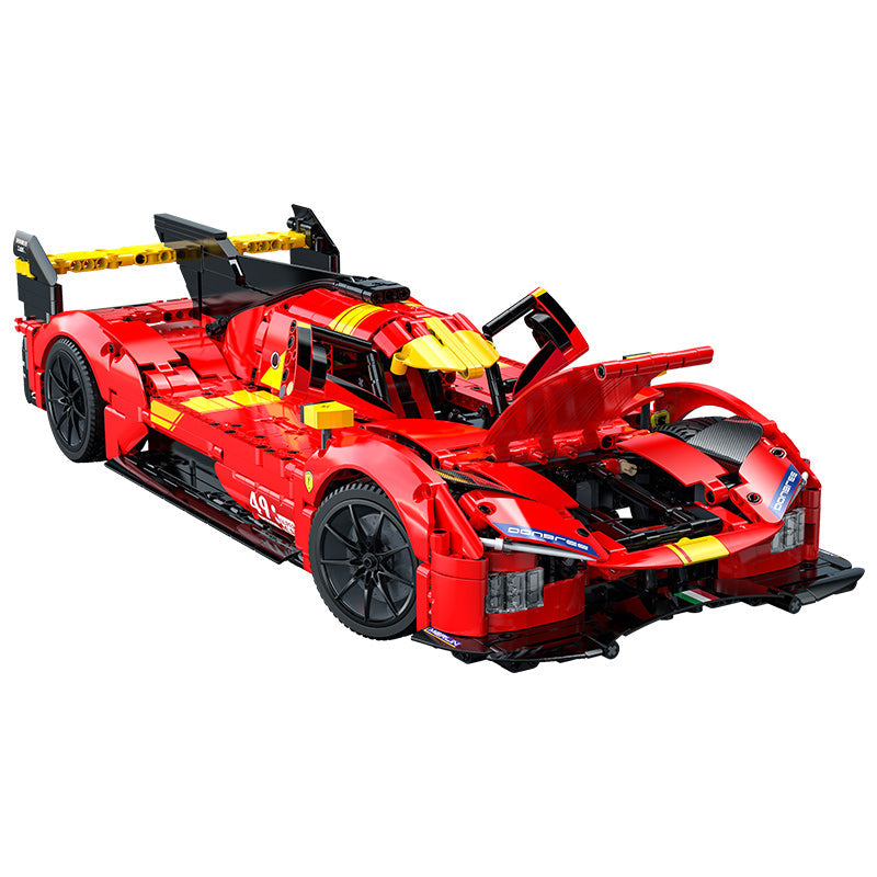 1: 10 Le Mans Flame Supercar, Racing Aerodynamic Lines (1518 Pcs)