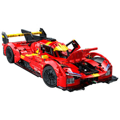 1: 10 Le Mans Flame Supercar, Racing Aerodynamic Lines (1518 Pcs)