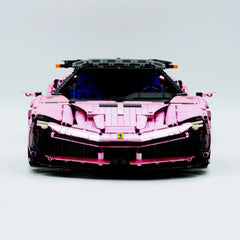 1:8 Ferrari SF90XX Pink Plating Limited Color, The Ultimate Supercar, More Than 12 Features Restored(4100 Pcs)