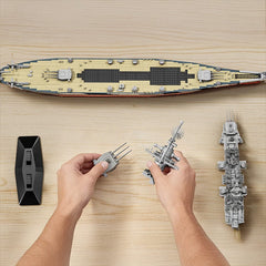 USS Montana Battleship | American Naval Flagship | 2955 PCS - BAV BRICK
