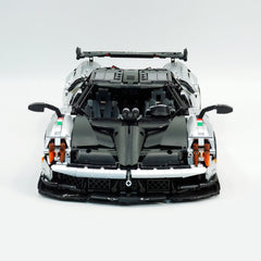 1:8 Pagani Huayra bañado en plata Ultimate Edition (4708 piezas)