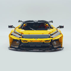 1:8 The Ultimate FERRARI F80 | Yellow Custom Edition | Remote Controlled V6 Prancing Horse Hypercar (3998pcs)