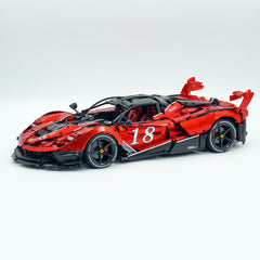 1:8 The Ultimate Italian Hybrid Hypercar EVO | Pearl Red Painting Italian Flagship (4058PCS) - BAV BRICK