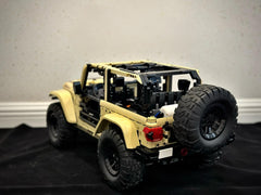 1: 6 Jeep Wrangler Off-Road Pickup with Remove Control, Electric Telescopic Hook, Tank Turn, Exclusive Wheel Arch, 3621 Pcs